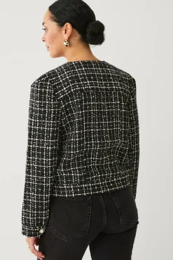 Outlet Collection Habitjakke med perleknaper Dame Blazere & Veste