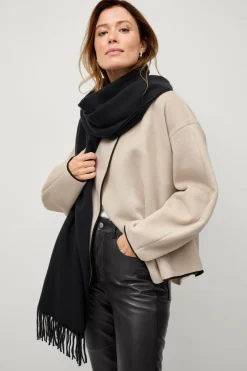 Discount Collection Halstørklæde med frynser Dame Tørklæder & Halstørklæder
