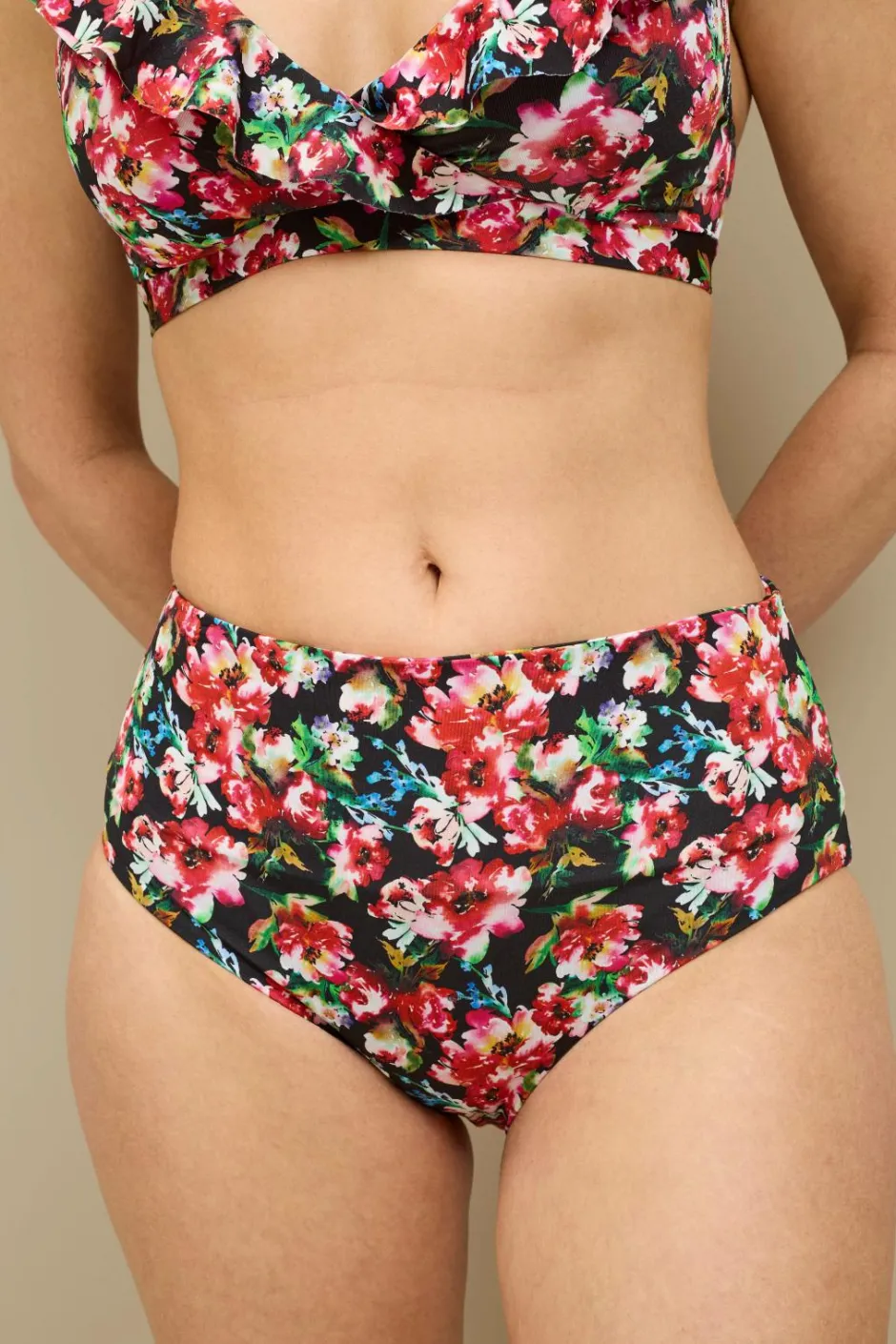 Ellos Collection Høj, helt foret bikinitrusse^Dame Badetøj|Badetøj