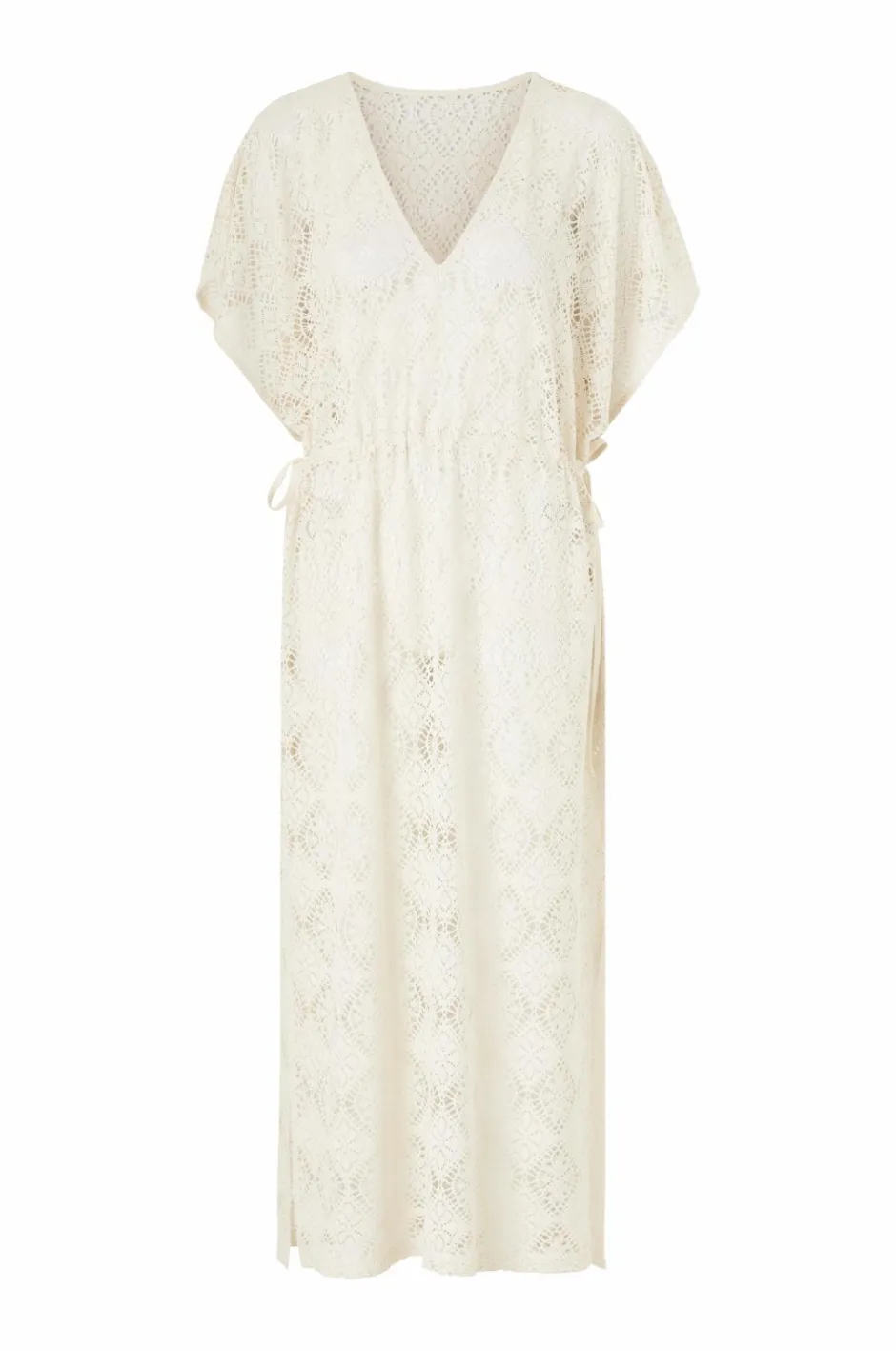 Sale Collection Hæklet kaftan-strandkjole Dame Strandtøj