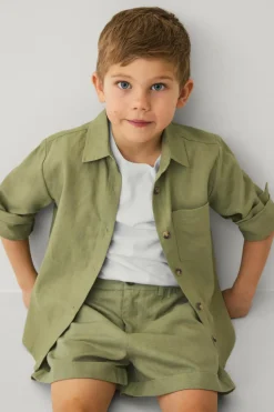 Clearance Collection Hørskjorte Martin Mini Børn Skjorter