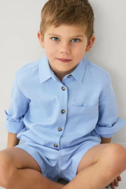 New Collection Hørskjorte Martin Mini Børn Skjorter