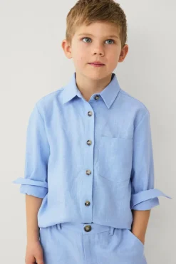 New Collection Hørskjorte Martin Mini Børn Skjorter