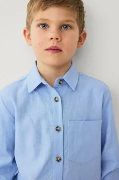 New Collection Hørskjorte Martin Mini Børn Skjorter