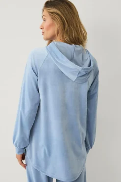 Hot Collection Hættetrøje i velour Dame Loungewear & Homewear|Sweatshirts & Hoodies