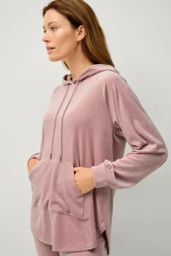 Ellos Collection Hættetrøje i velour^Dame Loungewear & Homewear