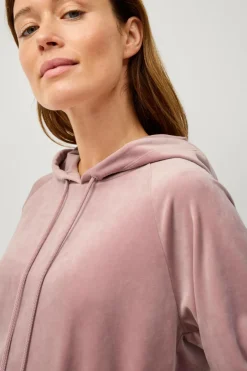 Ellos Collection Hættetrøje i velour^Dame Loungewear & Homewear