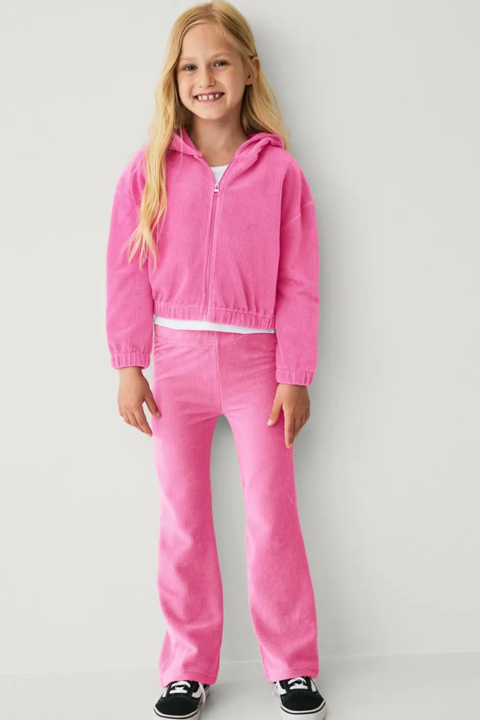 Ellos Collection Hættetrøje i velour^Børn Sweatshirts & Hoodies