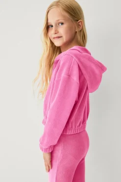 Ellos Collection Hættetrøje i velour^Børn Sweatshirts & Hoodies
