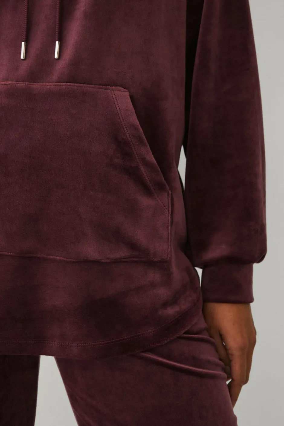 Ellos Collection Hættetrøje i velour^Dame Loungewear & Homewear|Sweatshirts & Hoodies