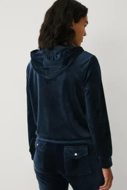 Ellos Collection Hættetrøje i velour^Dame Loungewear & Homewear|Sweatshirts & Hoodies