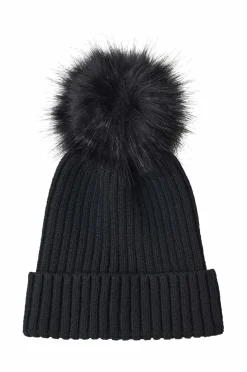 Outlet Collection Hue med kunstig pels Børn Huer