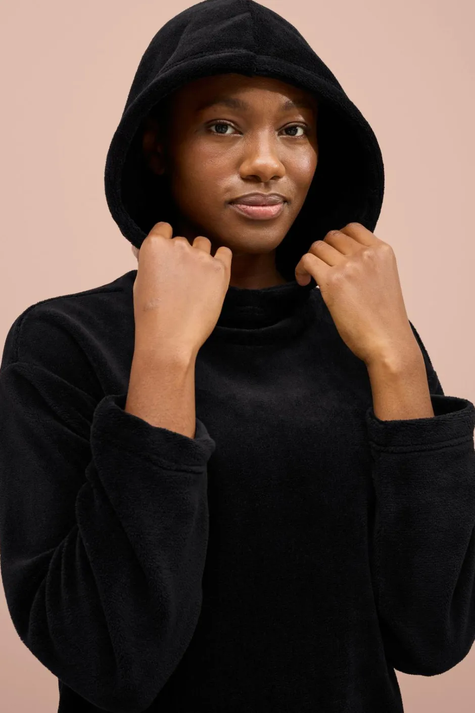New Collection Hyggelig kjole i fleece Dame Nattøj|Loungewear & Homewear