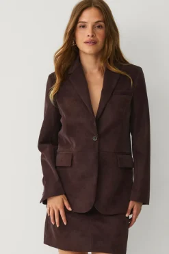 Ellos Collection Jakke i imiteret ruskind^Dame Blazere & Veste