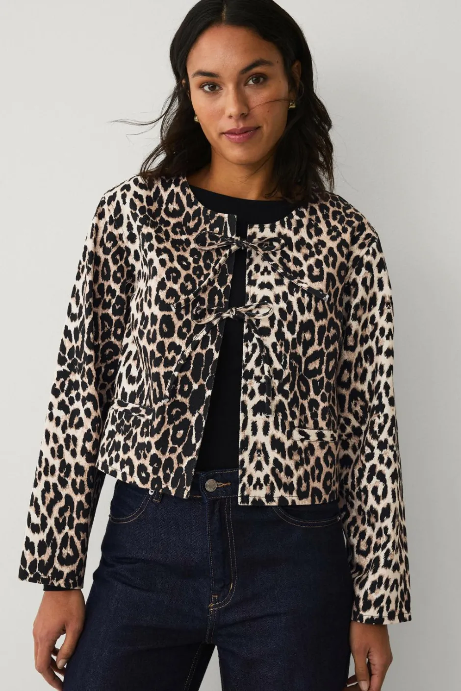 Ellos Collection Jakke med leopardprint^Dame Blazere & Veste
