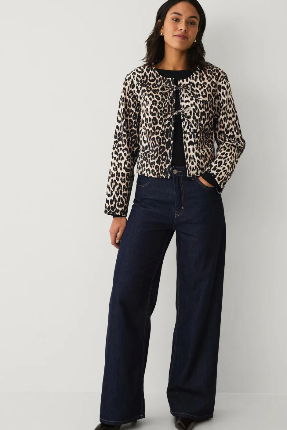 Ellos Collection Jakke med leopardprint^Dame Blazere & Veste