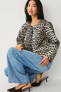 Ellos Collection Jakke med leopardprint^Dame Blazere & Veste