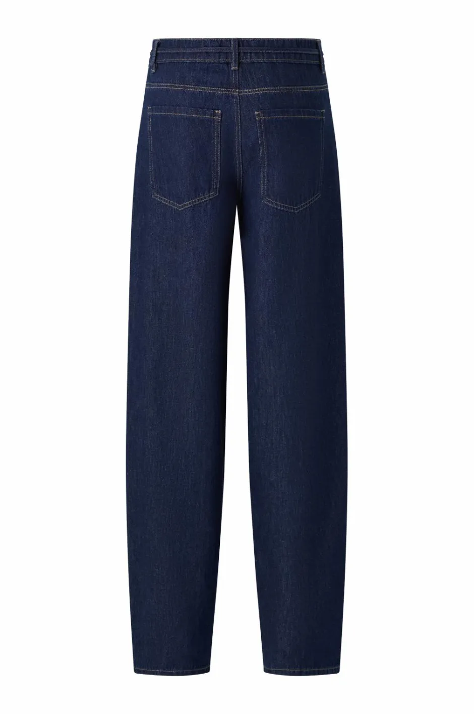 Hot Collection Jeans med brede ben og bindebånd i taljen Dame Jeans