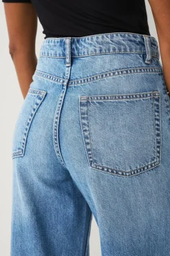Ellos Collection Jeans med brede ben og høj talje^Dame Jeans