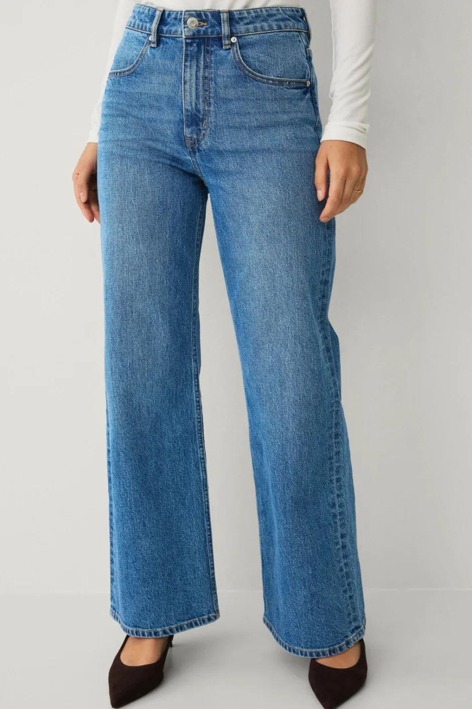 Ellos Collection Jeans med brede ben^Dame Jeans