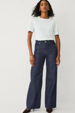 Best Collection Jeans med brede ben og høj talje Dame Jeans