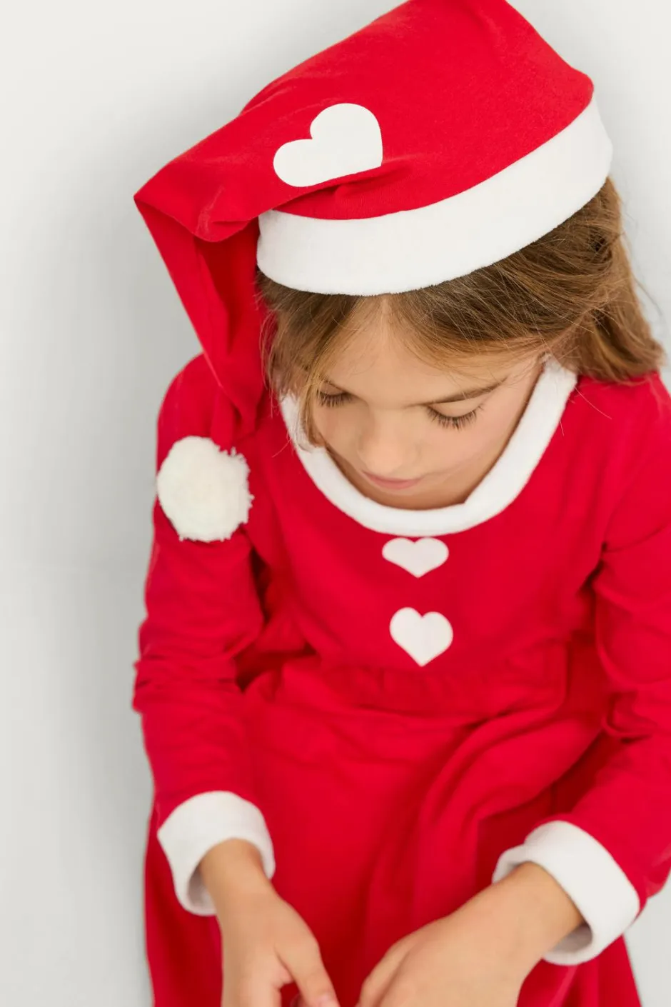 Clearance Collection Julemandsdragt Santa Dress Børn Kjoler