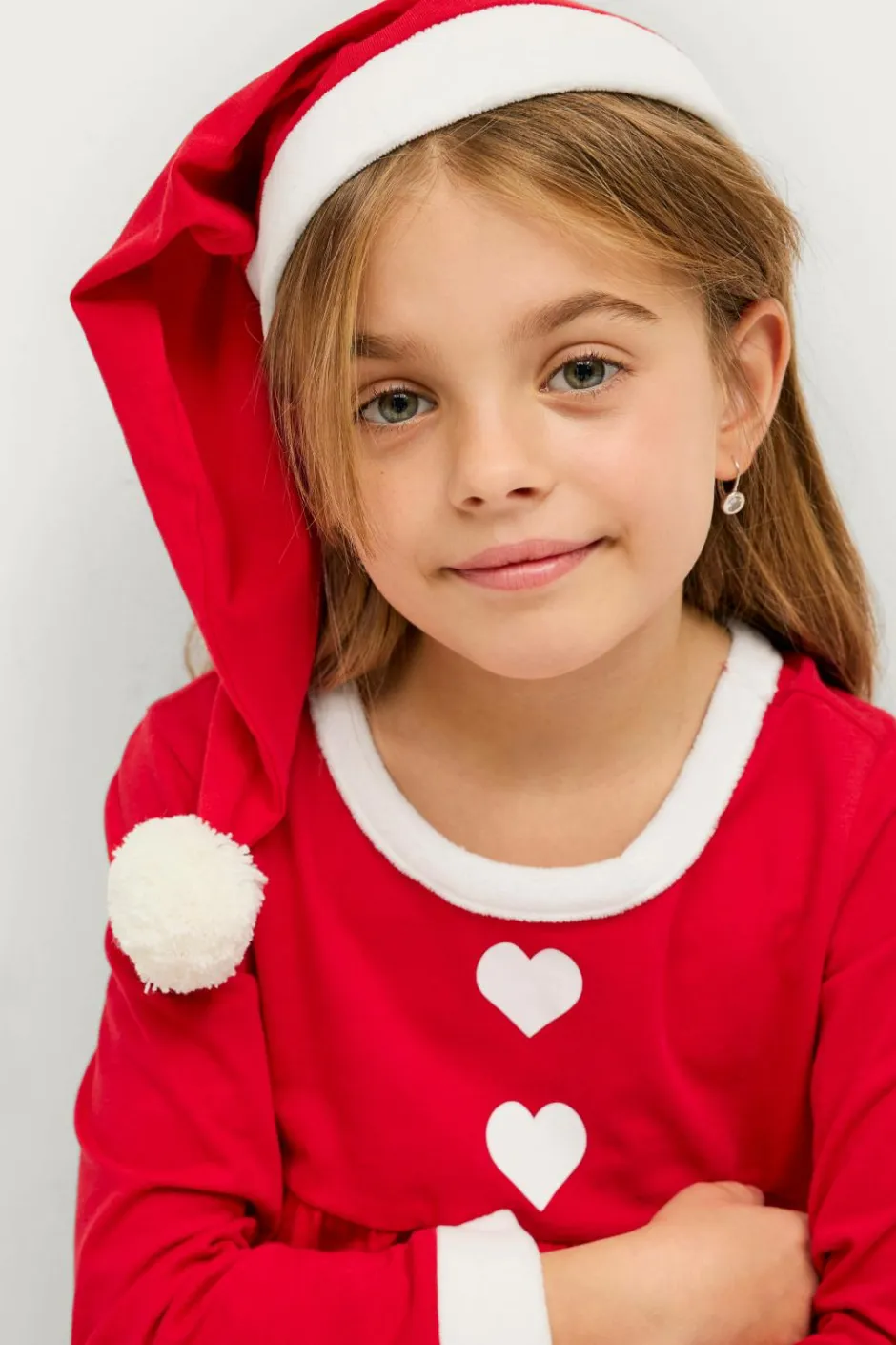 Clearance Collection Julemandsdragt Santa Dress Børn Kjoler