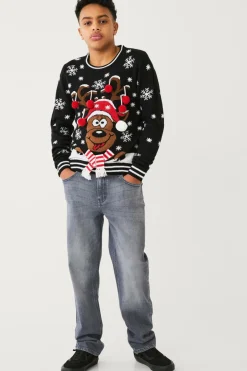 Ellos Collection Juletrøje Christmas^Børn Trøjer & Cardigans