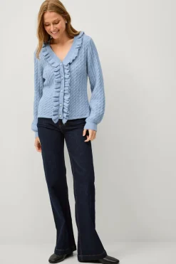 Hot Collection Kabelstrikket cardigan Dame Trøjer & Cardigans