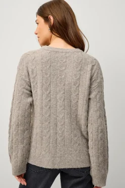 Ellos Collection Kabelstrikket Pullover^Dame Basistøj|Trøjer & Cardigans