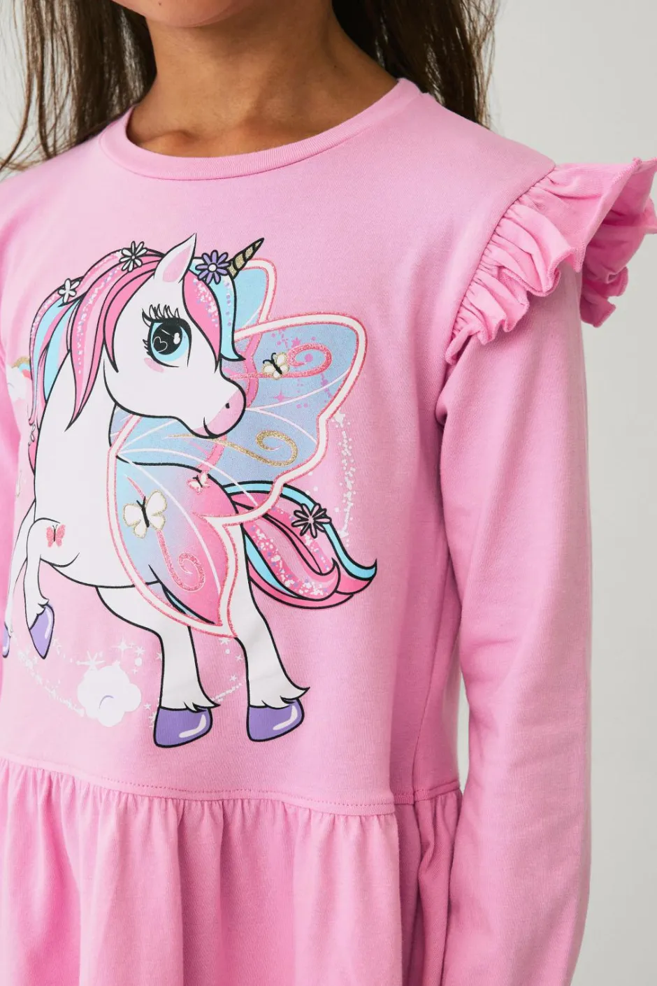 Ellos Collection Kjole med volant^Børn Kjoler