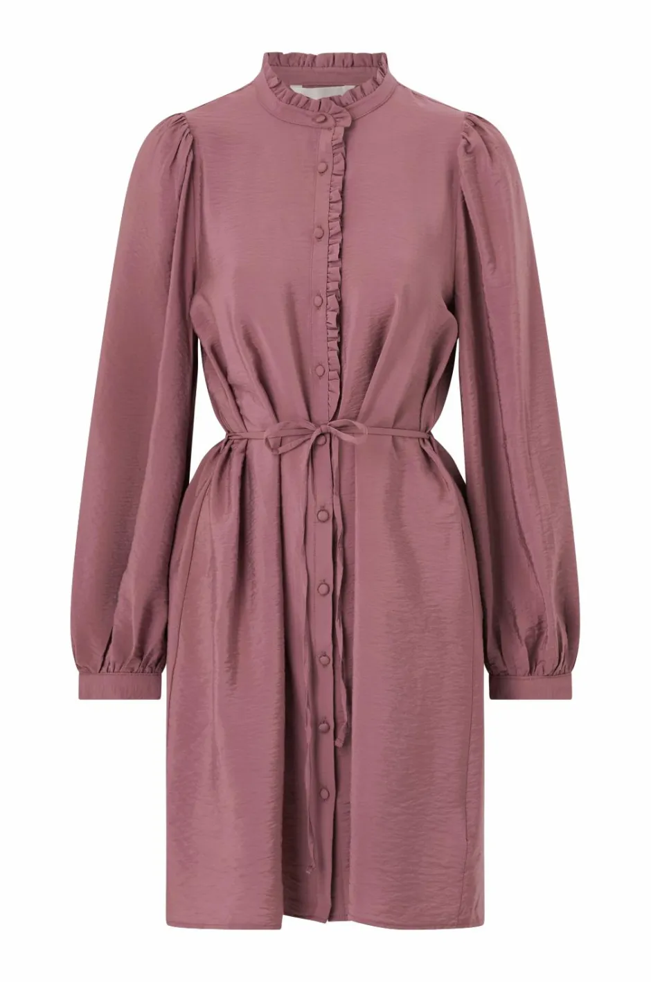New Collection Kjole med flæsekant Dame Kjoler