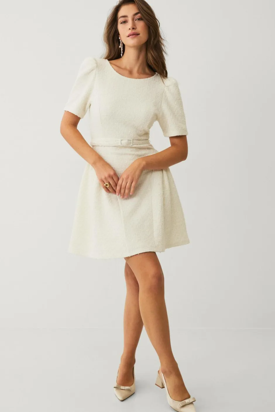 New Collection Kjole med Puffet nederdel Dame Kjoler