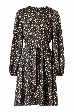 Outlet Collection Kjole med slips Dame Kjoler