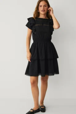 Clearance Collection Kjole med blondedetaljer Dame Kjoler