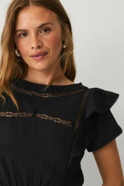 Clearance Collection Kjole med blondedetaljer Dame Kjoler