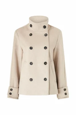 Sale Collection Kort dobbeltradet frakke Dame Jakker & Frakker