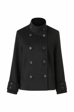 Clearance Collection Kort dobbeltradet frakke Dame Jakker & Frakker