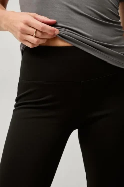 Sale Collection Kraftige leggings med bootcut, kortere benlængde Dame Tights & Leggings