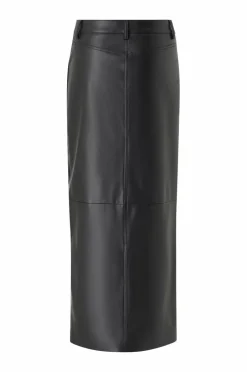 Clearance Collection Lang nederdel i imiteret læder Dame Nederdele