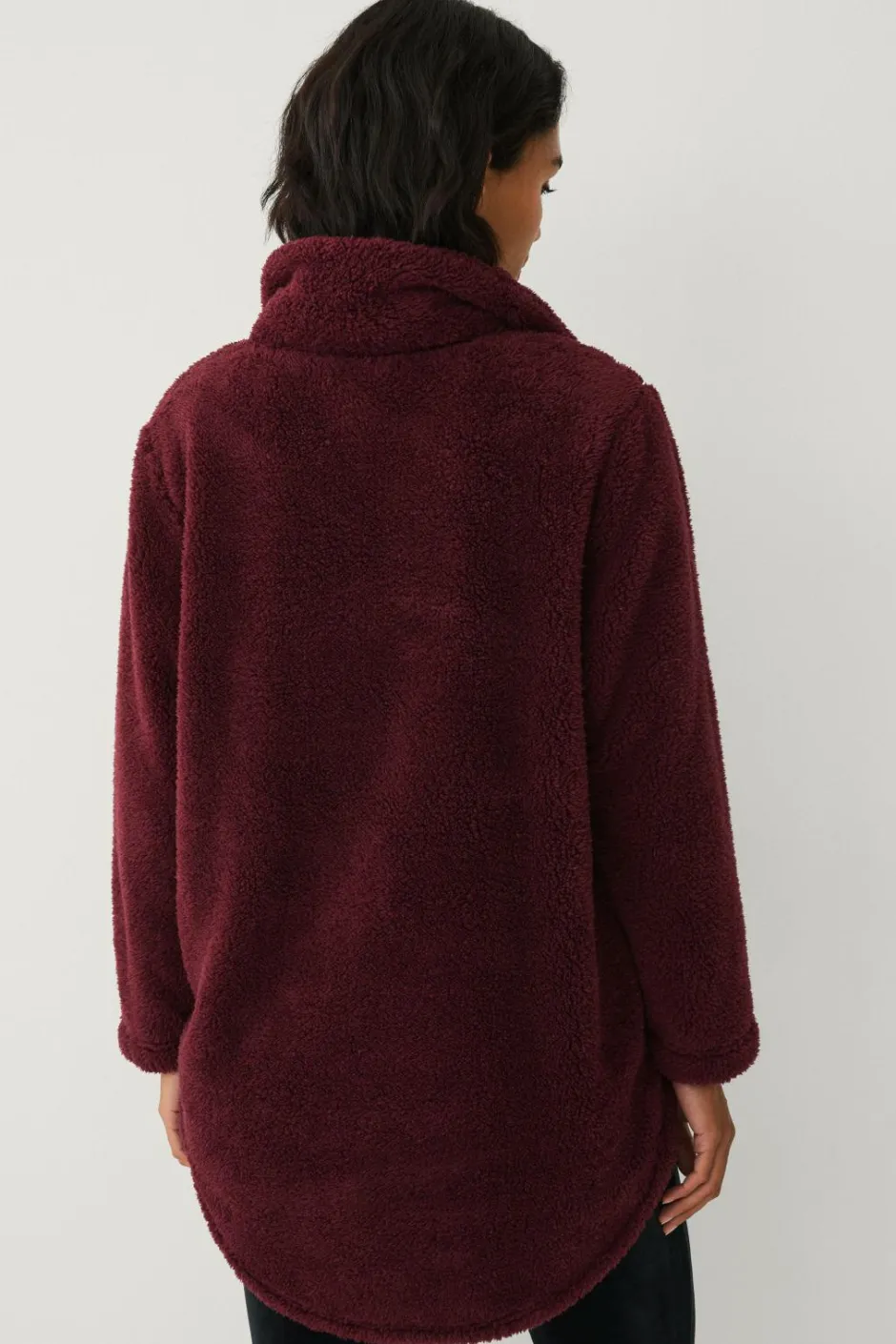 Hot Collection Lang trøje i pile Dame Loungewear & Homewear