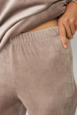 Ellos Collection Leggings i velour^Dame Loungewear & Homewear|Tights & Leggings