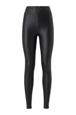 Discount Collection Leggings i imiteret læder Dame Basistøj|Tights & Leggings