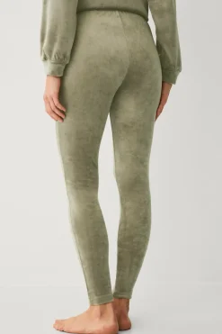 Clearance Collection Leggings i velour Dame Loungewear & Homewear|Tights & Leggings