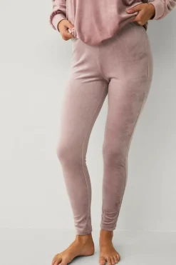 Collection Leggings i velour Dame Loungewear & Homewear|Tights & Leggings