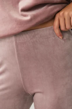Collection Leggings i velour Dame Loungewear & Homewear|Tights & Leggings