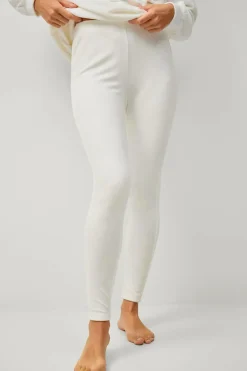 Ellos Collection Leggings i velour^Dame Loungewear & Homewear|Tights & Leggings