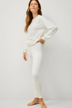 Ellos Collection Leggings i velour^Dame Loungewear & Homewear|Tights & Leggings