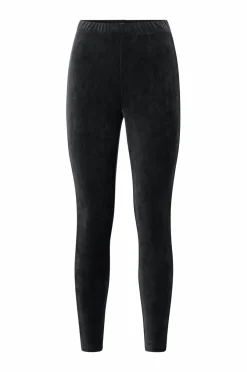 Outlet Collection Leggings i velour Dame Loungewear & Homewear|Tights & Leggings
