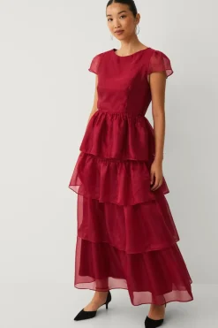 Discount Collection Maxi nederdel med volanter Dame Nederdele